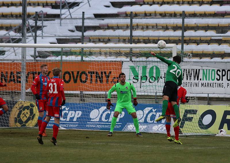 Ze zápasu 15. kola FORTUNA:LIGY mezi Příbramí a Plzní.