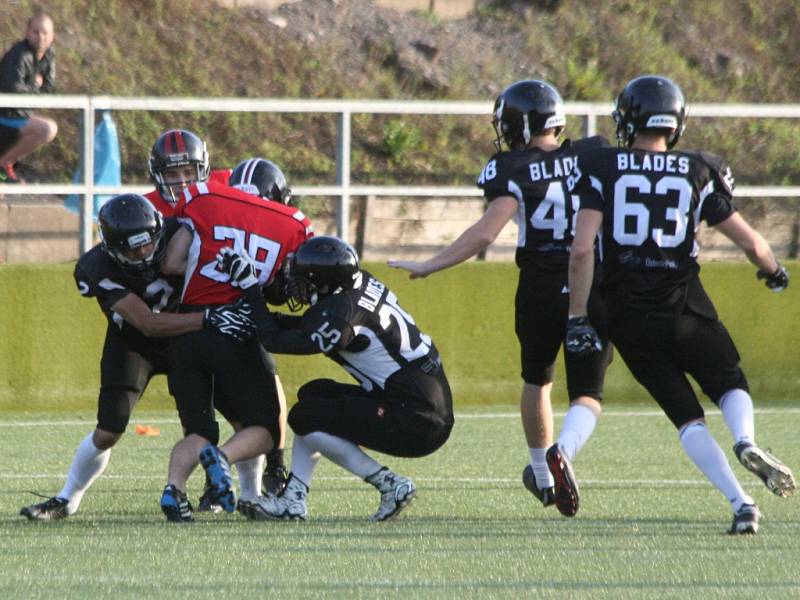 2. liga juniorů: Příbram Bobcats - Ústí nad Labem Blades.