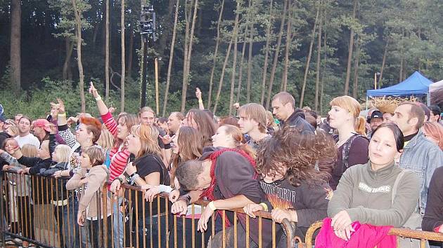 Nedávný rockfest v Březnici