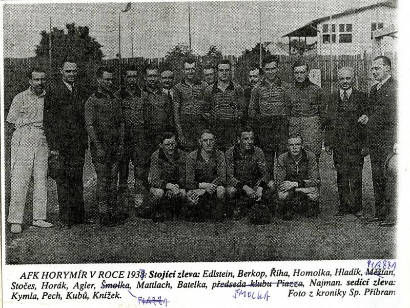 Z historie SK SPARTAK Příbram. Rok 1931.