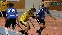 Finále Floorball Games 2014: Žraloci Příbram - Okříšky-Kněžice.