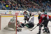 Hokejisté Příbrami prohráli nadstavbový šlágr na ledě Chomutova.