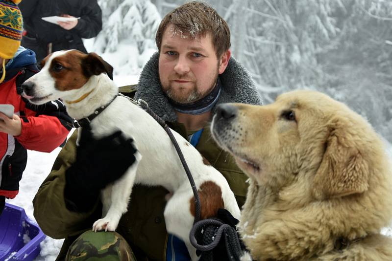 Čím výše účastníci stoupali, tím bylo okolí krásnější, v lese bylo téměř 50 centimetrů sněhu.Na Pražáku na příchozí čekaly medaile, červené razítko, pečení buřtíků a teplé alkoholické i nealkoholické nápoje.