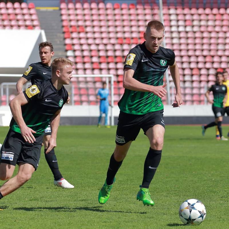 Utkání FNL Olympia Praha - 1. FK Příbram 2:2.