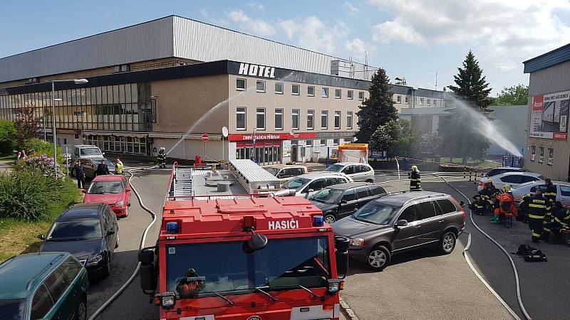 Na zimním stadionu musely zasahovat složky Integrovaného záchranného systému. Ve strojovně stadionu došlo 9. května kolem osmé hodiny ranní k poruše na ventilu jednoho z čerpadel a tím i úniku nebezpečného čpavku.