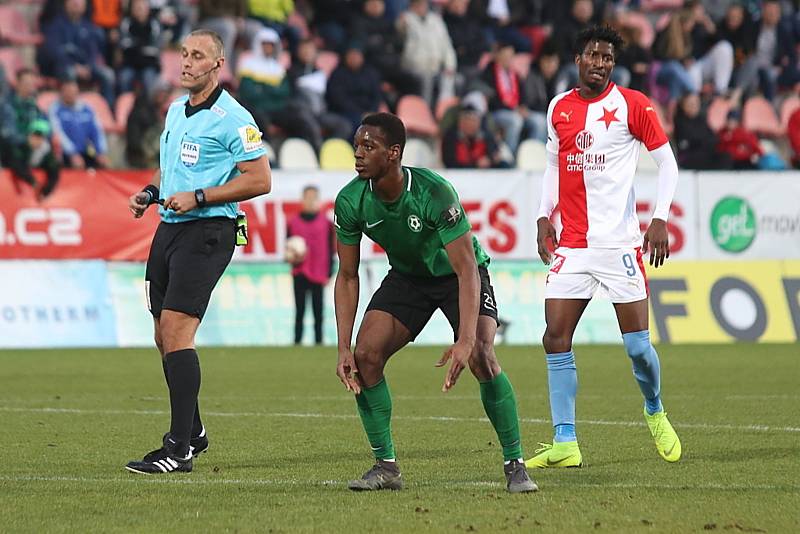 Zápas 25. kola FORTUNA:LIGY 1. FK Příbram - Slavia Praha 0:2.