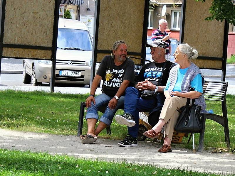 Rožmitálská Venkovanka na náměstí 17. listopadu byla součástí Příbramského kulturního léta.