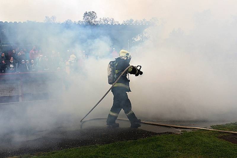 Odpoledne s integrovanými složkami v Dobříši. 