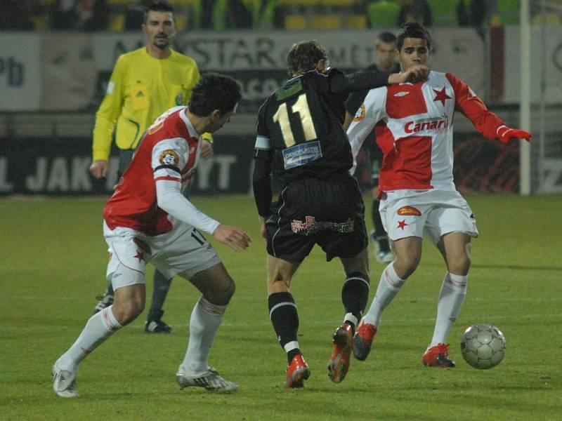 Gambrinus liga: Příbram - Slavia (1:0).