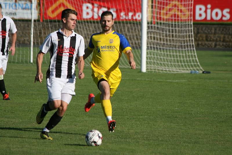 Divize B MFK Dobříš - FK Neratovice-Byškovice 0:1.