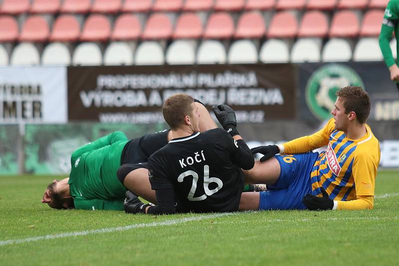 Zápas 16. kola FORTUNA:LIGY Příbram - Opava 0:0.