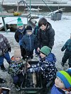 Děti z rybářského kroužku v Rožmitále navštívil sádka.