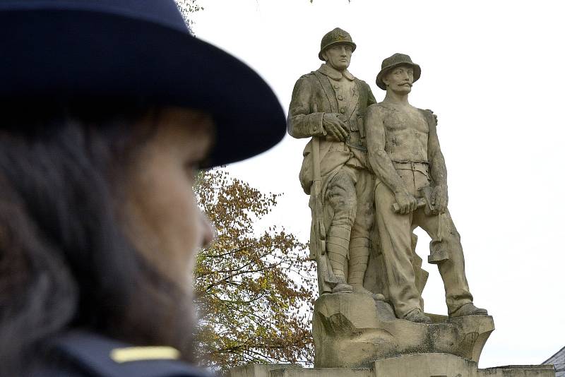 V Příbrami se uskutečnil pietní akt k 104. výročí od vzniku Československého státu