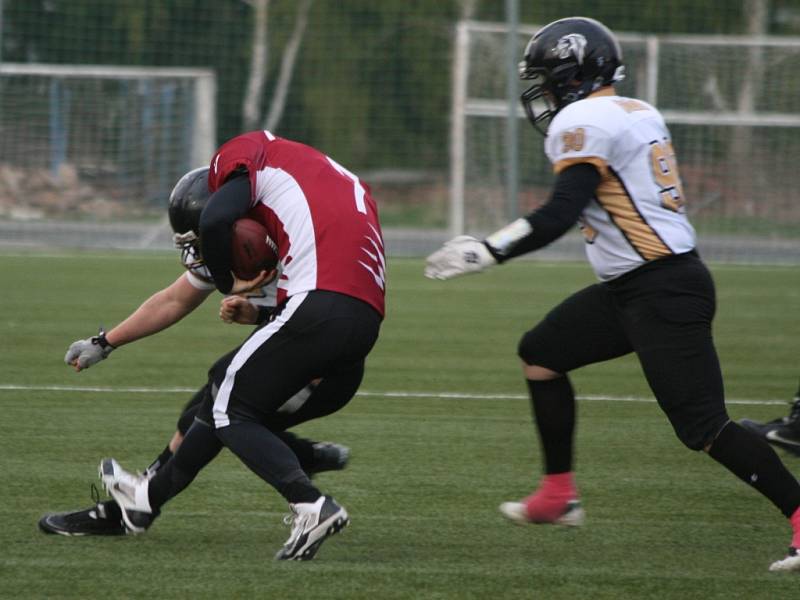 Česká liga amerického fotbalu: Bobcats - Stallions.