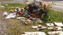 Tak vypadalo místo u 7. základní školy v Příbrami, kde v červnu 2003 zemřel pod koly auta devítiletý školák. 