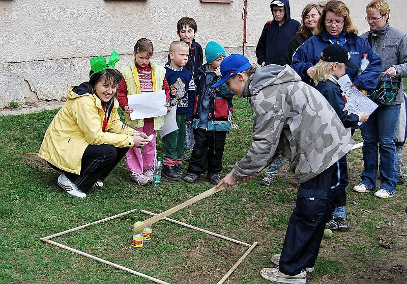 Stopování Velikonočního Zajíčka v Březnici.