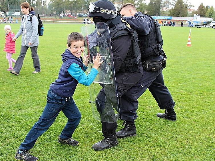 Odpoledne s integrovanými složkami v Dobříši. 