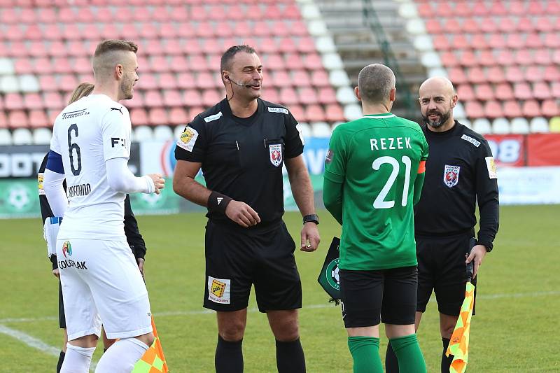 FORTUNA:LIGA, 20. kolo: 1. FK Příbram - 1. FC Slovácko (1:4).