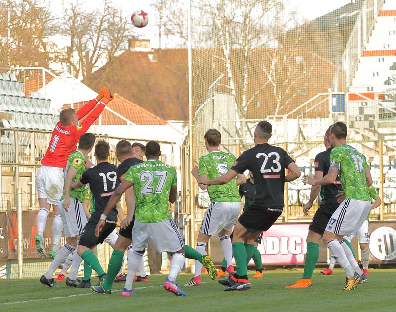 Zápas FNL České Budějovice - 1. FK Příbram 1:2.