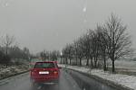 Na Příbramské silnice znovu padaly sněhové vločky