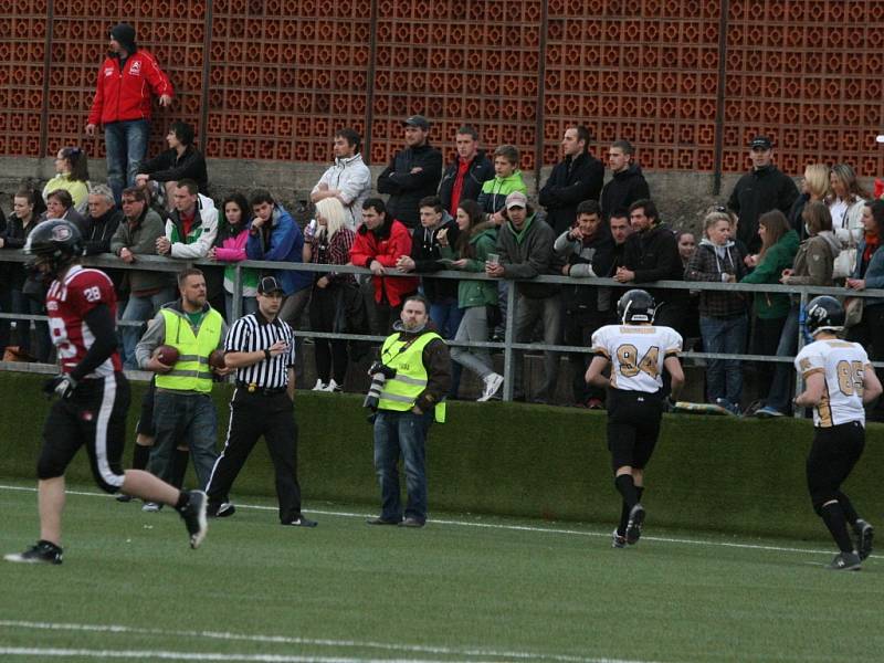 Česká liga amerického fotbalu: Bobcats - Stallions.