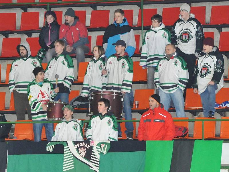 Semifinále play off KLM: HC Příbram - Velké Popovice (3:1).