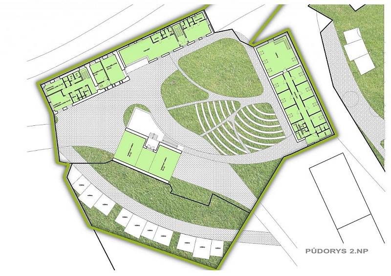 Studie připravovaného projektu výstavby nového areálu Ochrany fauny ČR v Hrachově.