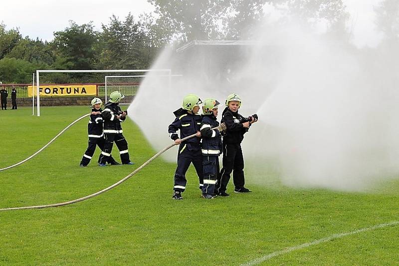 Odpoledne s integrovanými složkami v Dobříši. 