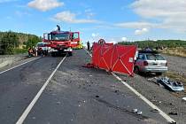 K tragické dopravní nehodě došlo v úterý ráno u obce Vrančice na Příbramsku. Střet osobního a nákladního vozu jeden z řidičů nepřežil.