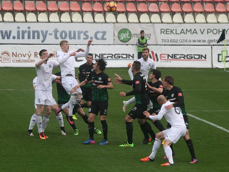 Z utkání 1. ligy: Příbram - Karviná (4:2).