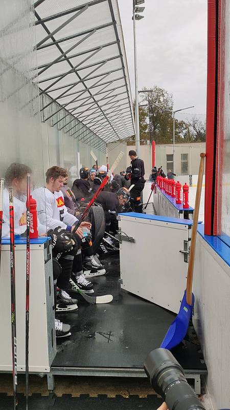 Trénink HC Sparta Praha v Dobříši.