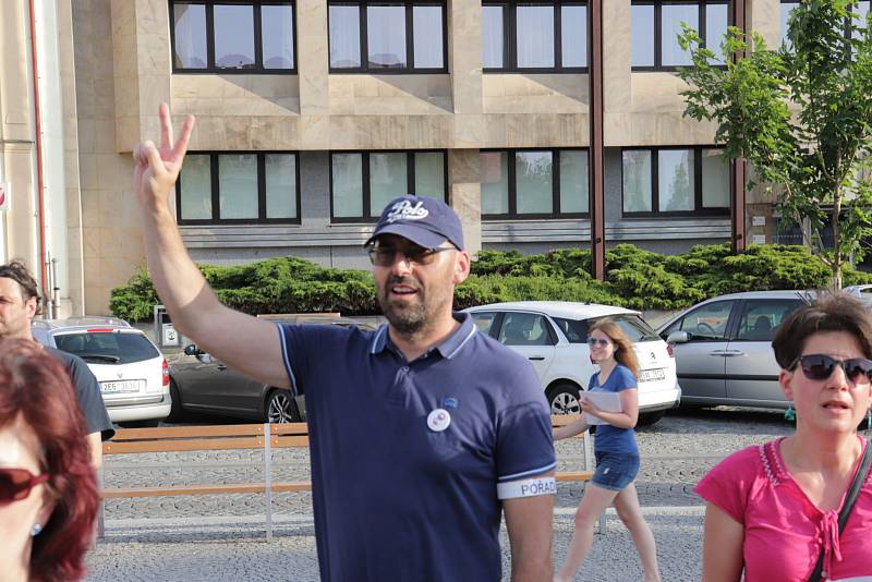 V Příbrami se už potřetí demonstrovalo proti výměně na pozici ministra spravedlnosti i proti premiérovi Andreji Babišovi. Tentokrát demonstranty podpořil i herec Pavel Nový.