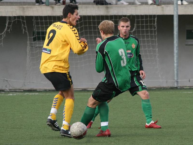 Liga staršího dorostu: Příbram - Jihlava (1:2).