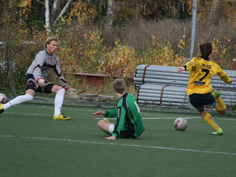 Liga staršího dorostu: Příbram - Jihlava (1:2).