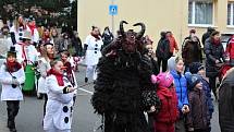 Sobotní masopustní průvod zahájil v Březnici čtyřicetidenní půst.