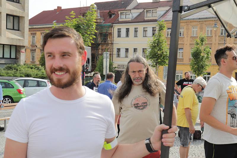 V Příbrami se už potřetí demonstrovalo proti výměně na pozici ministra spravedlnosti i proti premiérovi Andreji Babišovi. Tentokrát demonstranty podpořil i herec Pavel Nový.