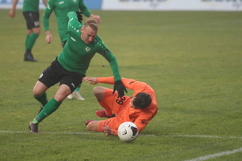 Ze zápasu 9. kola FORTUNA:LIGY mezi Příbramí a Mladou Boleslaví.