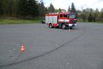 cvičení hasičů a kondiční jízdy