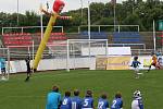 Republikové finále McDonald´s Cupu 2009. Finále: Příbram - Ostrava (2:5). Václav Černý střílí gól na 1:3.