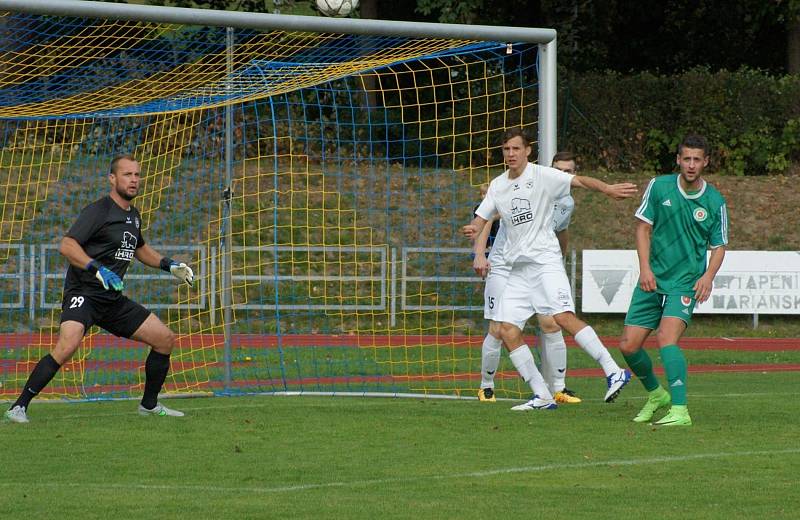 Zápas 7. kola Divize A 2018/2019 Mariánské Lázně - Tatran Sedlčany 2:1 (1:0).