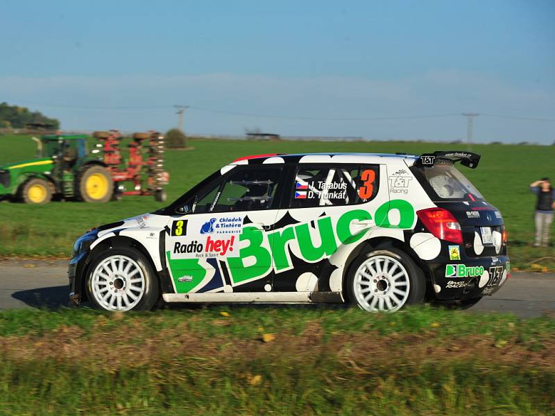 34. Enteria Rally Příbram. Posádka Jaromír Tarabus - Daniel Trunkát.