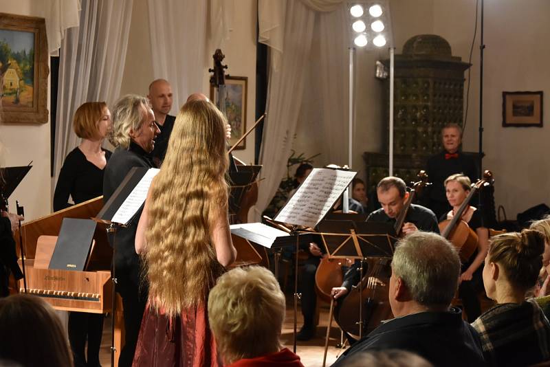 Adventní koncert Musica quinta essentia na březnickém zámku.