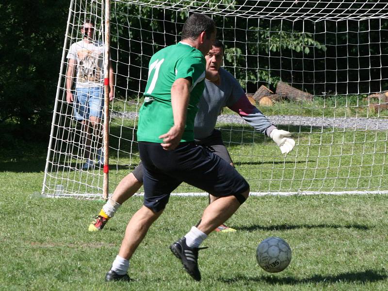 Ze 14. ročníku Memoriálu Petra Duška v malé kopané, který se konal 29. července 2017 v Hluboši.