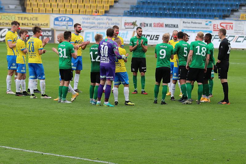 Ze zápasu 34. kola FORTUNA:LIGY Teplice - Příbram.