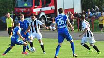 Stadion V Lipkách v Dobříši zažil ve středu v podvečer fotbalový svátek. K utkání 2. kola českého poháru MOL Cup sem přijel prvoligový tým Slovan Liberec.