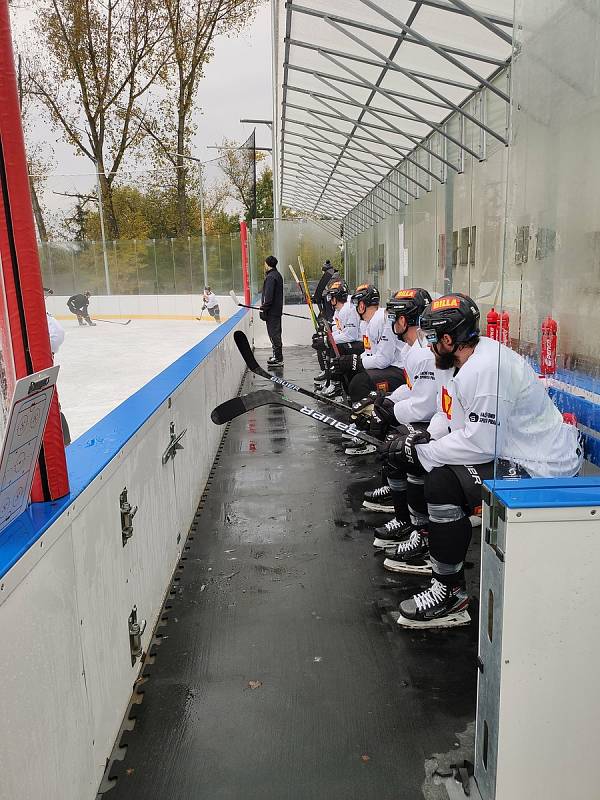 Trénink HC Sparta Praha v Dobříši.