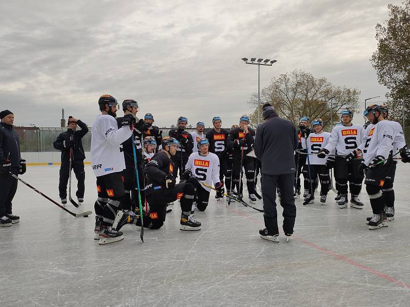 Trénink HC Sparta Praha v Dobříši.