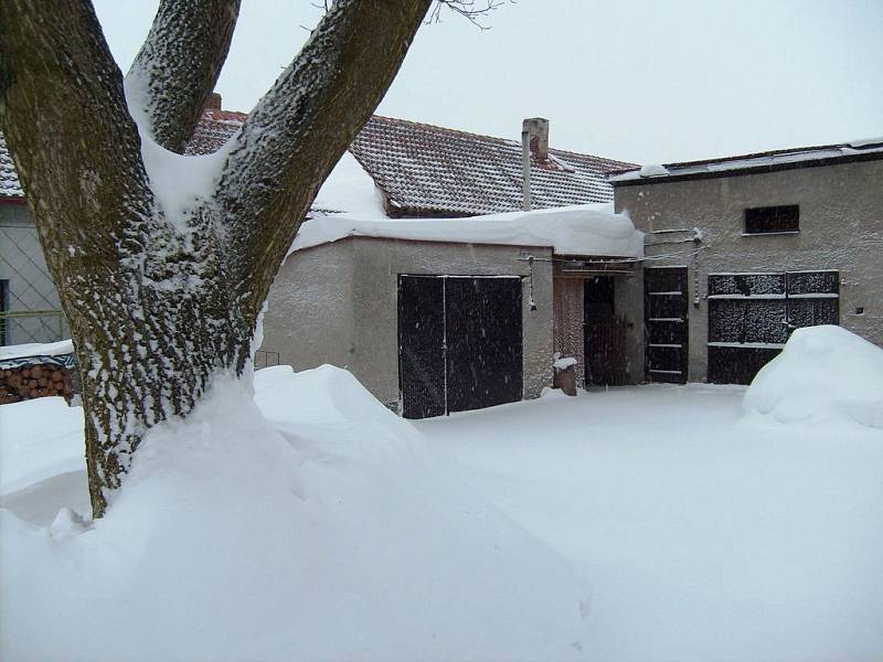 Na Příbramsku znovu sněží.