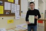 Student Střední průmyslové školy v Příbrami Filip Rajman se umístil na první místě v celorepublikové soutěži v projektování.