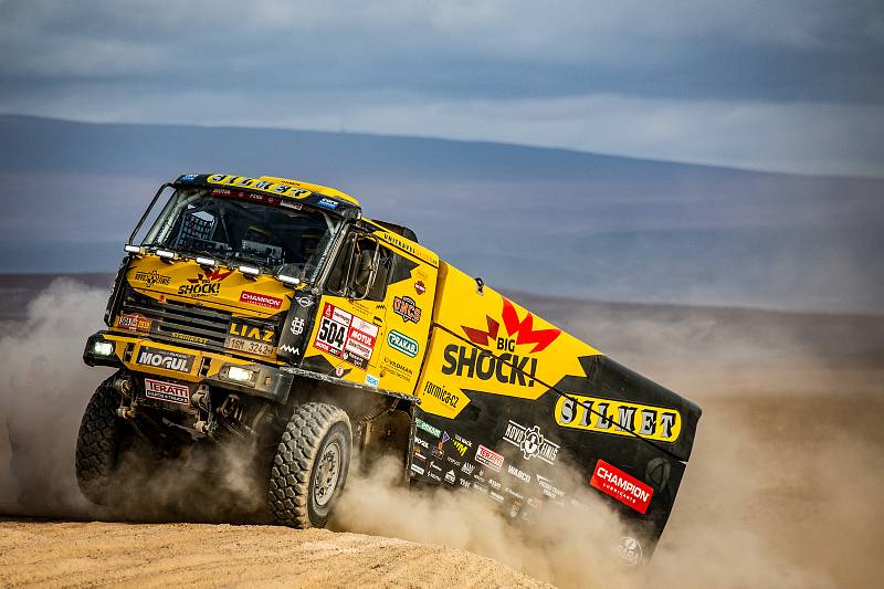 Martin Macík a Jan Brabec během 41. ročníku Rally Dakar 2019.